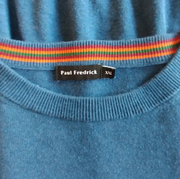 Paul Fredrick Supima Cotton Crew Neck Sweater Size XXL - Picture 8 of 9